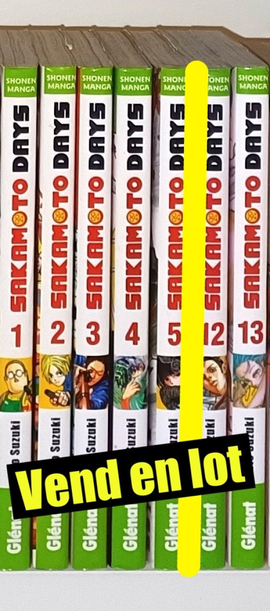Sakamoto days : 7 tomes (sur 22)