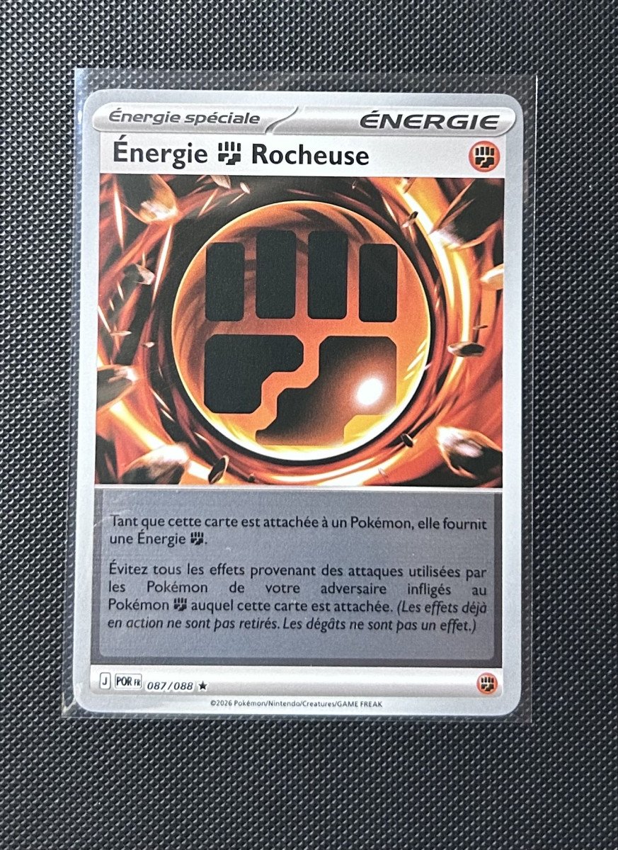 Carte Pokémon - Énergie Rocheuse 87/88 - Holo - Équilibre Parfait