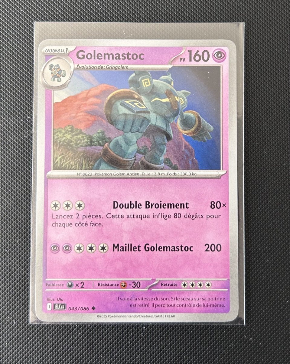 Carte Pokémon - Golemastoc 43/86 - Foudre Noire
