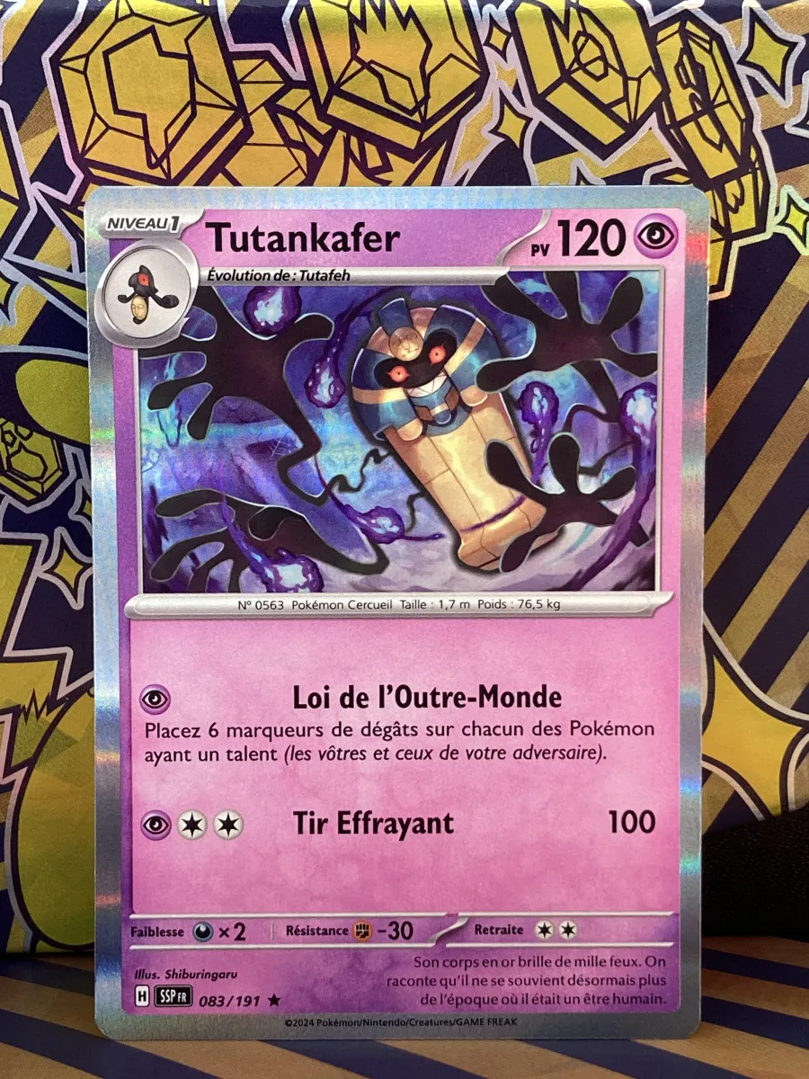 Tutankafer 083/191 (SSP Fr) Rare Pokémon Etincelles Déferlantes