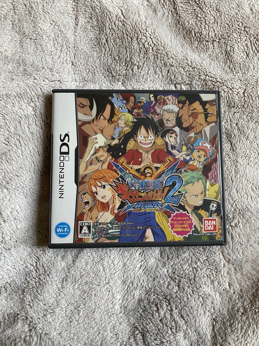 Jeu One Pièce new world 2 sur Nintendo DS jap