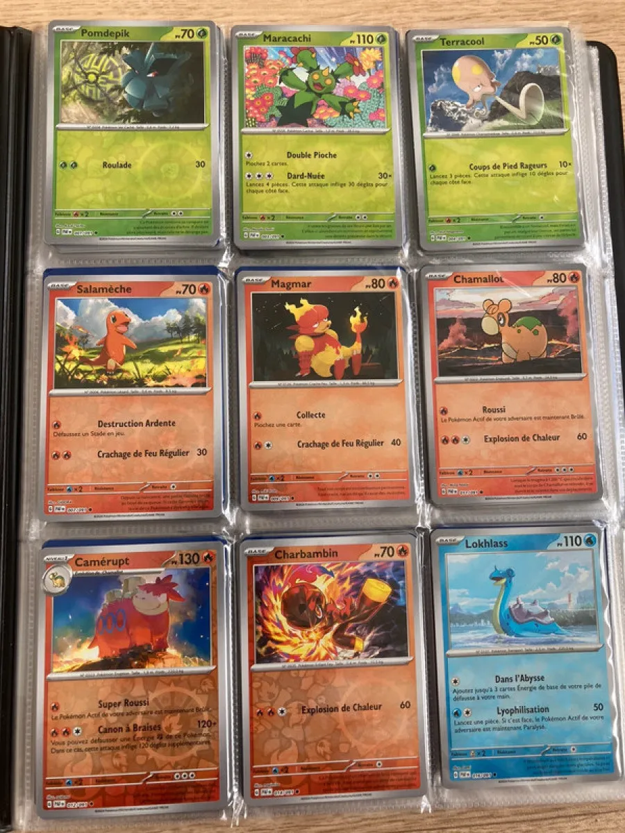 Cartes Pokémon co et unco Reverses de Destinée de Paldea (PAF Fr)