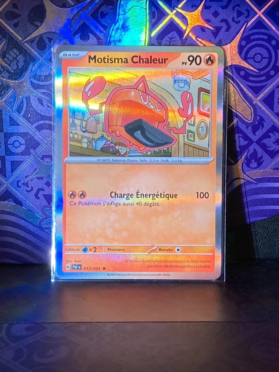 Motisma Chaleur 013/091 Holographique Rare Pokémon Destinée de Paldea