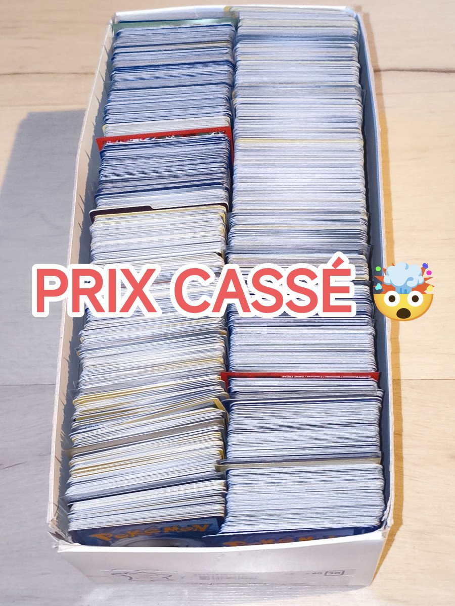 100 cartes Pokémon
