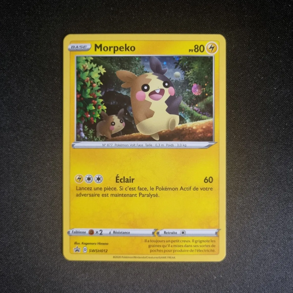 Carte Pokemon : Morpeko - Promo SWSH