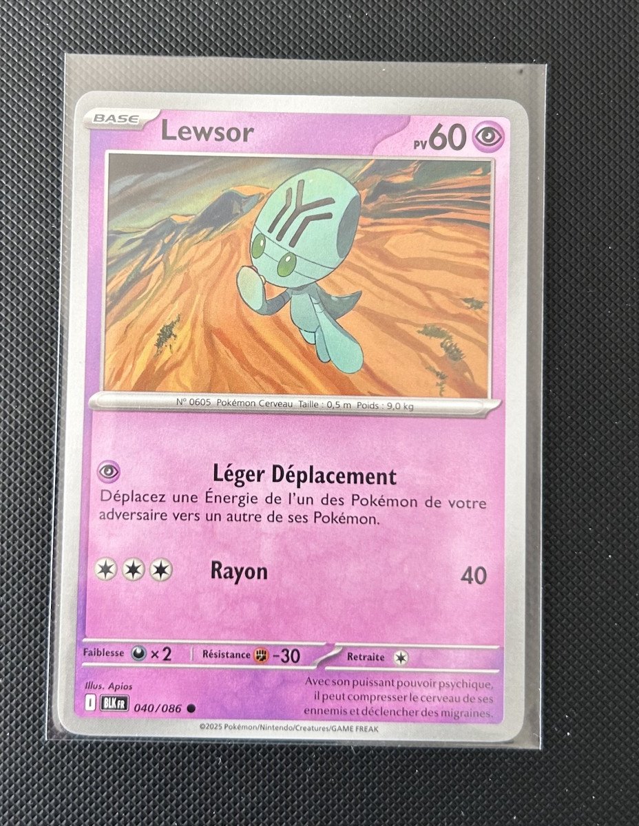 Carte Pokémon - Lewsor 40/86 - Foudre Noire