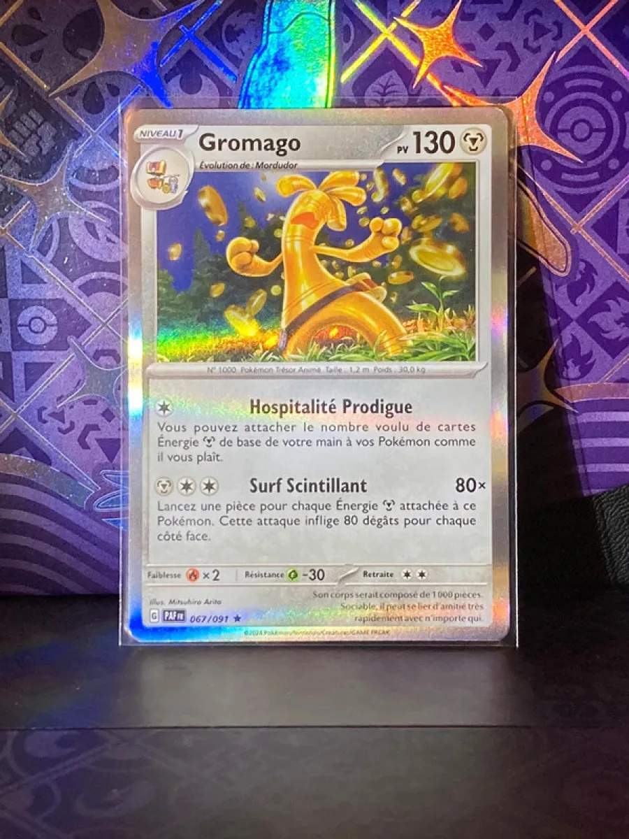 Gromago 067/091 Holographique Rare Pokémon Destinée de Paldea