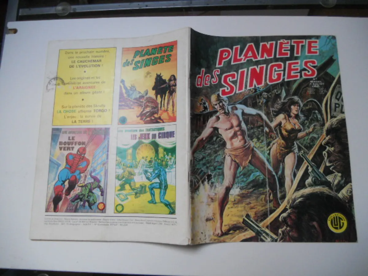 La Planète Des Singes N° 7 Éditions Lug Aout 1977 Be