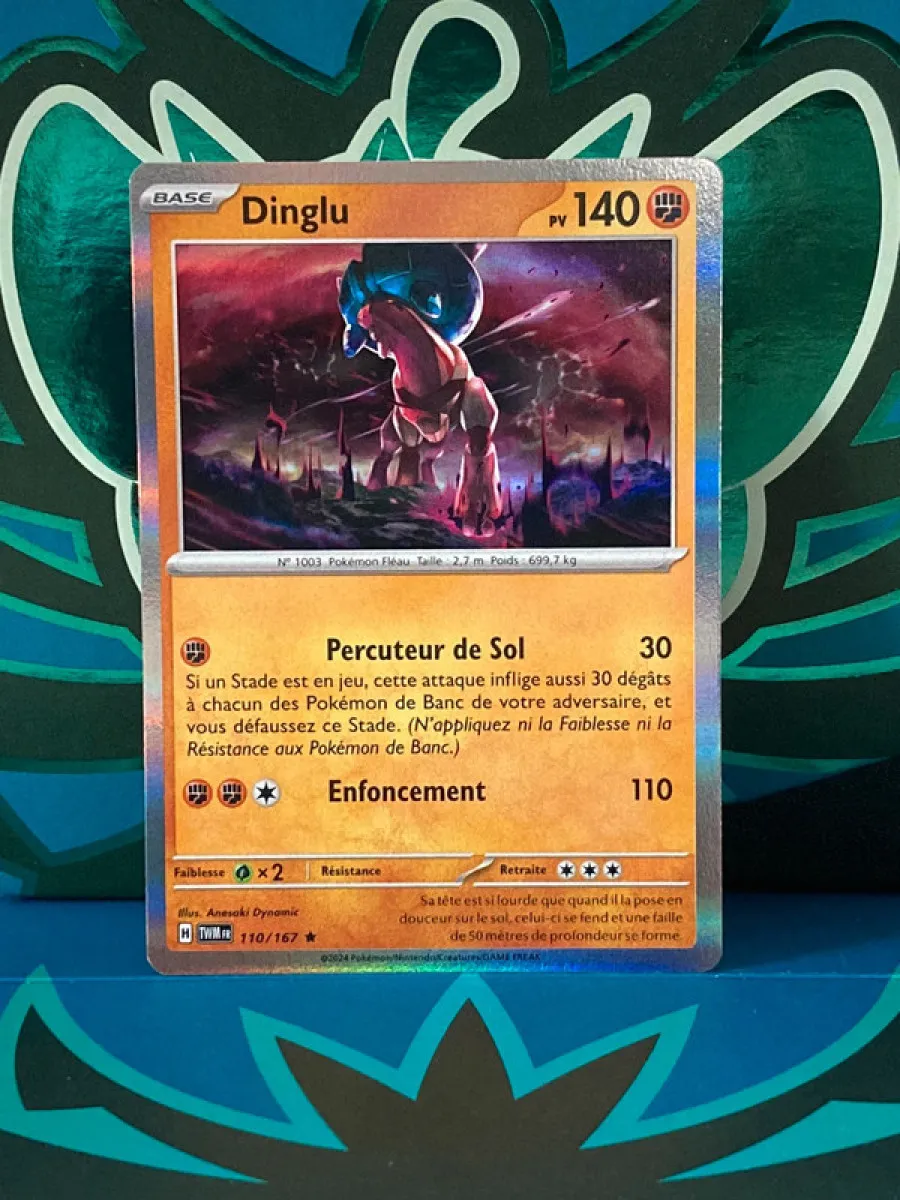 Dinglu 110/167 (TWM Fr) Rare Pokémon Mascarade Crépusculaire