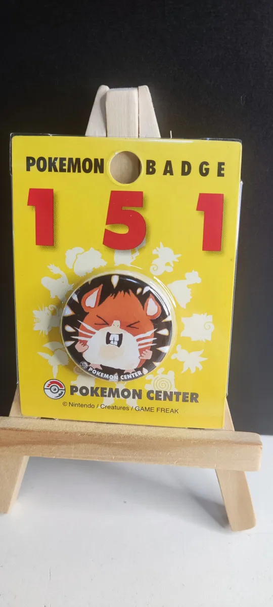 🇯🇵Pokémon center🇯🇵 Can badge  #020 Rattatac