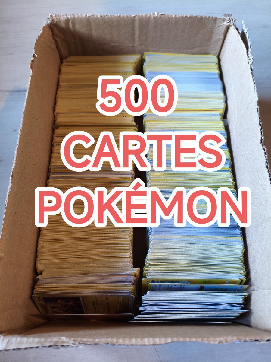 500 cartes Pokémon