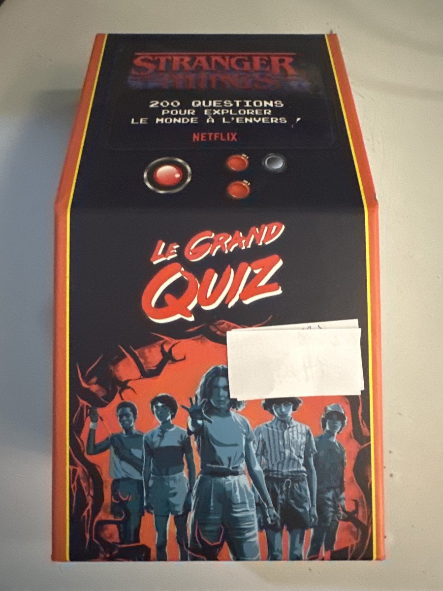 Jeu le grand quiz Stranger things comme Neuf