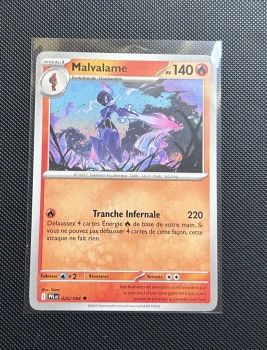 Carte Pokémon - Malvalame 20/94 - Flammes Fantasmagoriques