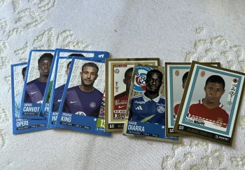 Lot de 10 Stickers Panini foot ligue 1 2024/2025