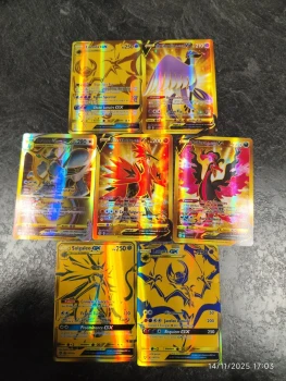 Lot de carte pokémon gold