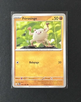 Carte Pokémon - Férosinge 42/84 - Nuit Noire
