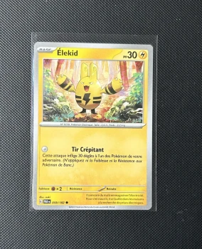 Carte Pokémon - Élekid 59/182 - Faille Paradoxe
