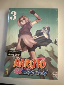 Coffret dvd manga naruto shippuden vol 3 neuf blister