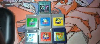Lot Jeux Pokémon Japonais  Or, Argent, Rouge, Bleu, Vert, Jaune & Cristal  Import Japon