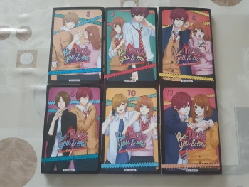Lot 6 mangas - be-twin you & me - tomes 3 à 6 + 10 et 11