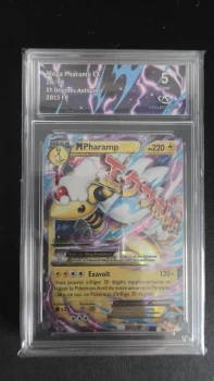 Carte Gradée Pokémon Collect Aura Méga Pharamp EX 28/98 5 n°275572986