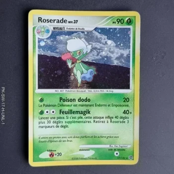 Carte Pokemon Roserade Holo Rare 17/132 - DP Merveilles Secrètes