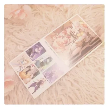 Ensemble de 7 cartes et timbres Genshin Impact