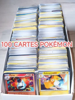 100 cartes Pokémon