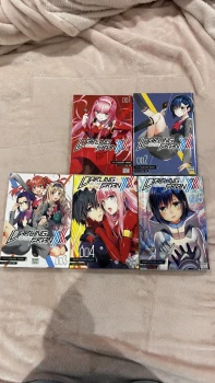 lot de 5 manga darling in the franxx