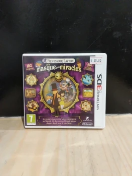 Professeur Layton et le Masque des Miracles – 3DS – Complet – Parfait état