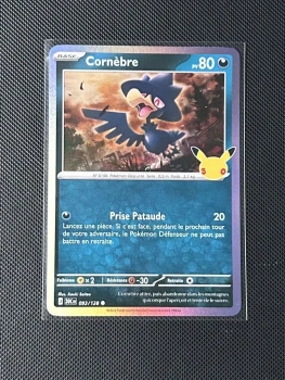 Carte Pokémon - Cornèbre 93/128 - Holo - 30ème Anniversaire