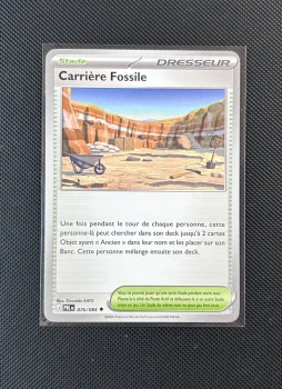Carte Pokémon - Carrière Fossile 76/84 - Nuit Noire