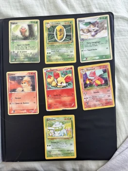 Lot de cartes Pokémon des années 90