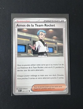 Carte Pokémon - Amos de la Team Rocket 201/217 - Héros Transcendants