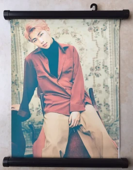 Poster Mural Tissu Groupe Kpop BTS RM Kim Nam-Joon