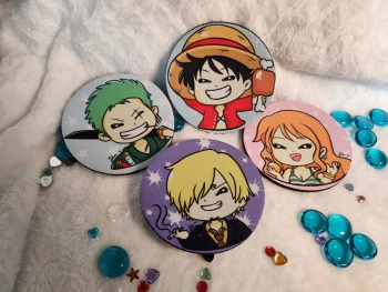 Dessous de verre "OnePiece" lot de 6