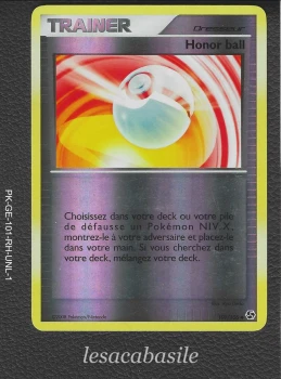 Honor ball 101/106 Reverse - DP - Duels au Sommet (2008)