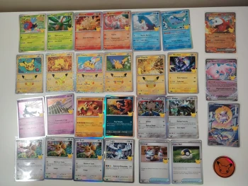 Lots de Cartes Pokemon 30 ans à échanger ou vente en lot ou détail pour compléter le fullset 🇫🇷