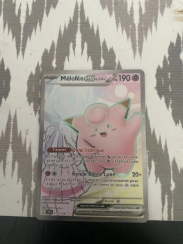 Carte Pokémon ex mélofée de lilie de la série aventure ensemble