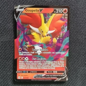 Carte pokemon Goupelin V 027/196 - EB11  Origine perdue (2022)