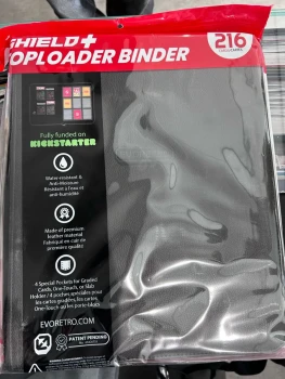 Shield+ Toploader Binder (216) - Noir
