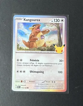 Carte Pokémon - Kangourex 114/128 - Holo - 30ème Anniversaire