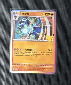 Carte Pokémon - Lucario 83/128 - Holo - 30ème Anniversaire