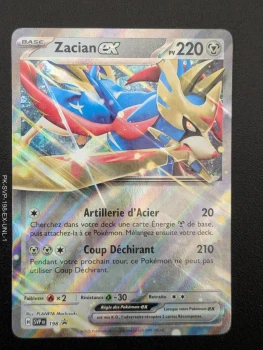 Carte pokemon Zacian ex SVP 198 - Ecarlate et Violet - Promos (2025)