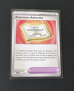Carte Pokémon - Assurance Adversité 74/86 - Chaos Ascendant