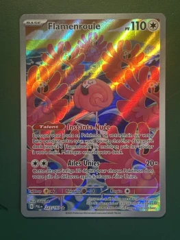Lot de 4 AR Mega évolution-Évolutions à paldea : Silvallié/Flamenroule/Oratoria/Sinistrail carte Pokémon