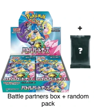 Pokemon TCG Battle Partners Booster Box Display Sv9 SEALED Japanese Jap + Random Pack