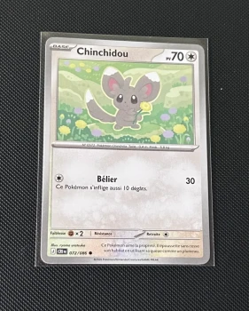 Carte Pokémon - Chinchidou 72/86 - Chaos Ascendant