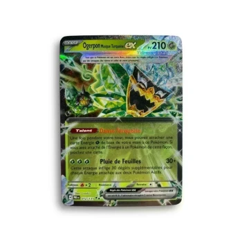 Carte Pokémon— Ogerpon masque turquoise ex— 012/131—évolutions prismatiques