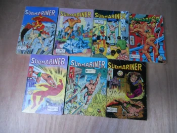 Submariner Lot De 16 bd en 8  Recueils Du 1 Au 14 + Flash Recueil Numero 997 Avec Les Numero 49 Flash + Submariner 15